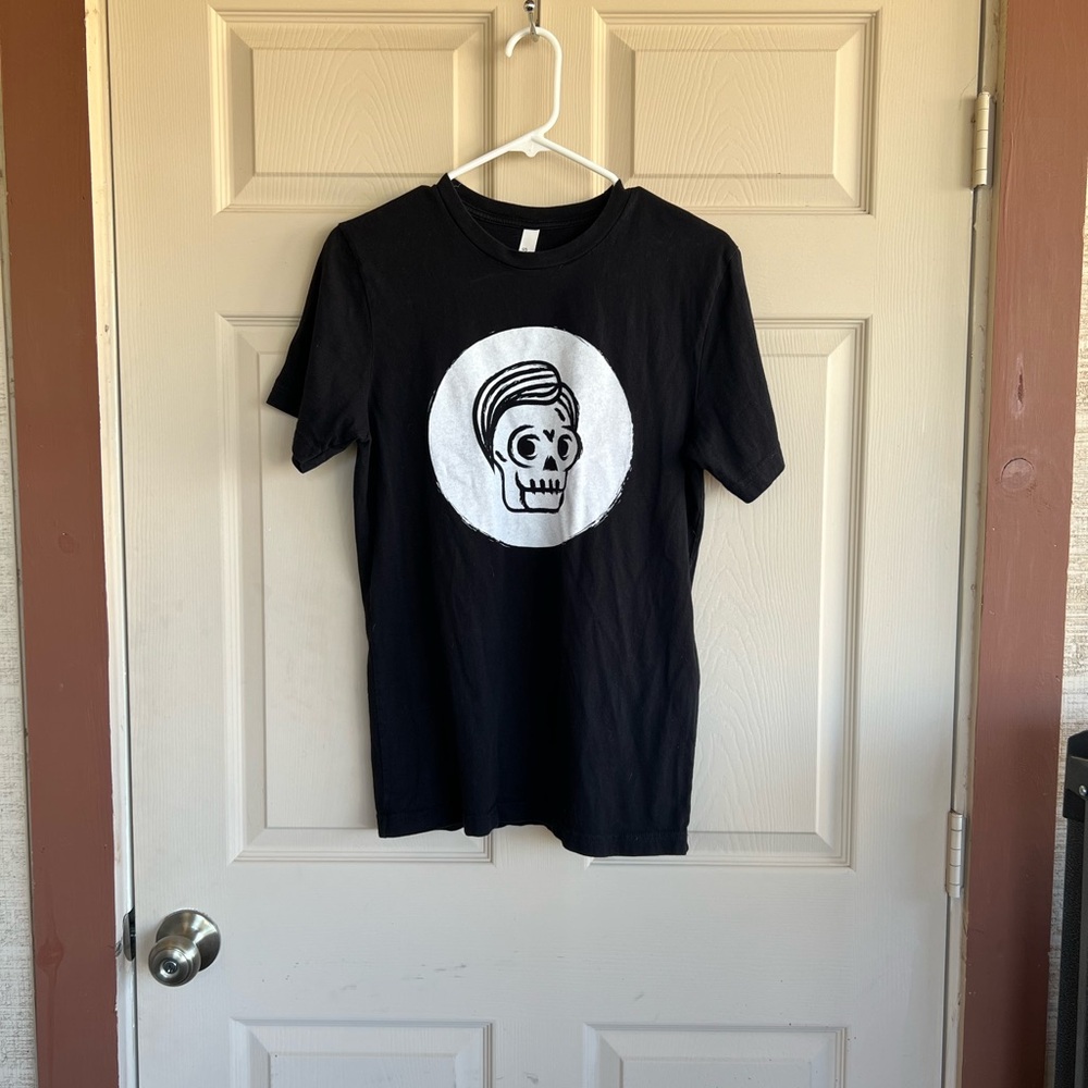 Bella Canvas Black Tee with White Graphic